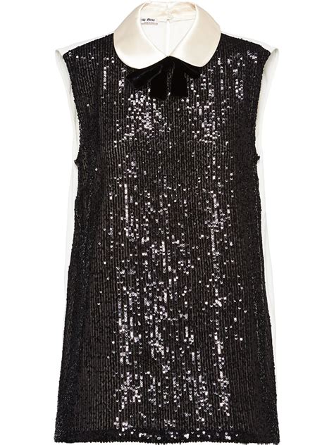 miu miu sequin top